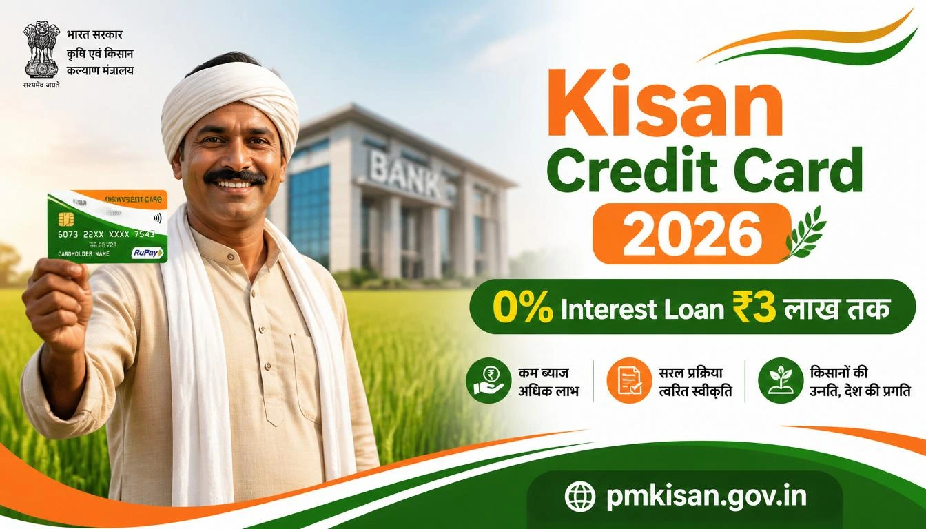 Kisan Credit Card 2026 – 0% Interest Farm Loan